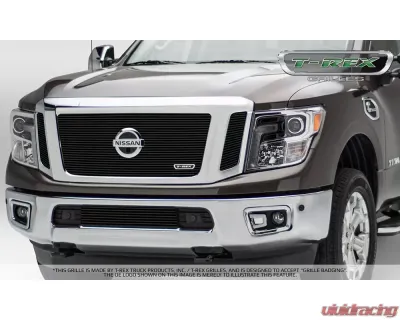 2016-2019 Titan Billet Grille, Black, 3 Pc, Insert - PN #20785B - 20785B