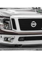 2016-2019 Titan Billet Grille, Black, 3 Pc, Insert - PN #20785B                                     - 20785B - Image 5