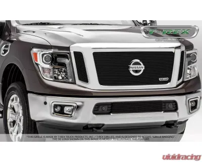 2016-2019 Titan Billet Grille, Black, 3 Pc, Insert - PN #20785B - 20785B