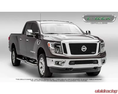 2016-2019 Titan Billet Grille, Black, 3 Pc, Insert - PN #20785B - 20785B