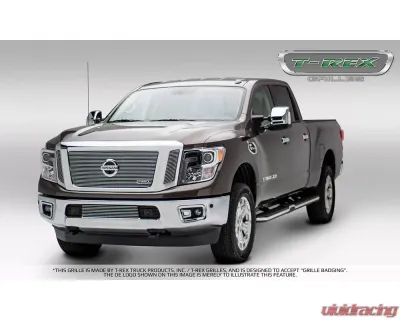 2016-2019 Titan Billet Grille, Polished, 3 Pc, Insert - PN #20785 - 20785