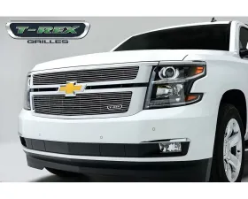 2015-2019 Chev Sub/Tahoe LT, LTZ Billet Grille, Polished, 2 Pc, Overlay - PN #21055