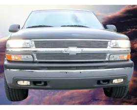 2000-2006 Tahoe/Sub, 99-02 Silverado 1500 Billet Grille, Polished, 2 Pc, Overlay - PN #21075