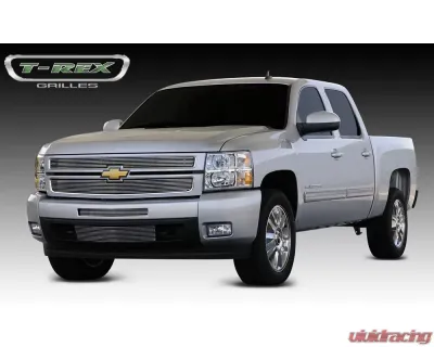 2007-2013 Silverado 1500 Billet Grille, Polished, 2 Pc, Overlay - PN #21110 - 21110