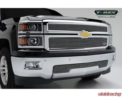2014-2015 Silverado 1500 Billet Grille, Polished, 2 Pc, Overlay - PN #21117 - 21117