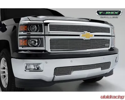 T-Rex Grilles 2014-2015 Silverado 1500 Z71 Billet Grille, Polished, 2 Pc, Overlay - PN #21120 - 21120