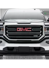 2016-2018 Sierra 1500 SLT Billet Grille, Black, 3 Pc, Overlay - PN #21215B                                     - 21215B - Image 3