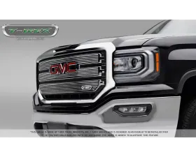 2016-2018 Sierra 1500 SLT Billet Grille, Polished, 3 Pc, Overlay - PN #21215