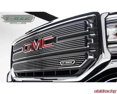 2016-2018 Sierra 1500 SLT Billet Grille, Polished, 3 Pc, Overlay - PN #21215 - 21215