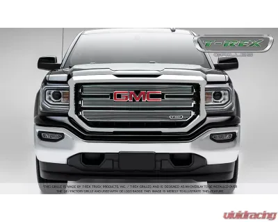 2016-2018 Sierra 1500 SLT Billet Grille, Polished, 3 Pc, Overlay - PN #21215 - 21215