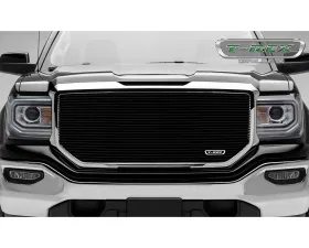 2016-2018 Sierra 1500 Laser Billet Grille, Black, 1 Pc, Insert, without Logo Cutout - PN #6202141