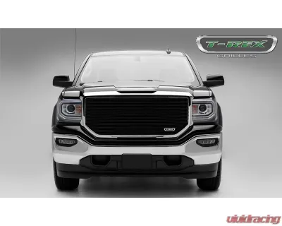 2016-2018 Sierra 1500 Laser Billet Grille, Black, 1 Pc, Insert, without Logo Cutout - PN #6202141 - 6202141