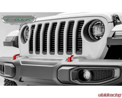 2018-19-20 Jeep JL, JLU Round Billet Grille, Black, 1 Pc, Insert - PN #6204941 - 6204941