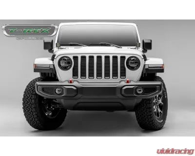 2018-19-20 Jeep JL, JLU Round Billet Grille, Black, 1 Pc, Insert - PN #6204941 - 6204941