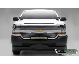 2016-2018 Silverado 1500 Laser Billet Grille, Polished, 2 Pc, Overlay - PN #6211270