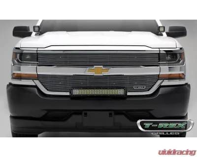 2016-2018 Silverado 1500 Laser Billet Grille, Polished, 2 Pc, Overlay - PN #6211270 - 6211270