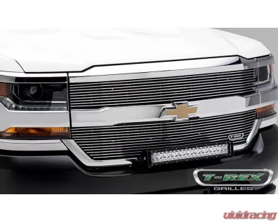 2016-2018 Silverado 1500 Laser Billet Grille, Polished, 2 Pc, Overlay - PN #6211270 - 6211270