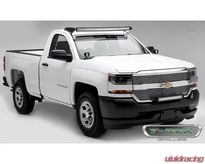 2016-2018 Silverado 1500 Laser Billet Grille, Polished, 2 Pc, Overlay - PN #6211270 - 6211270