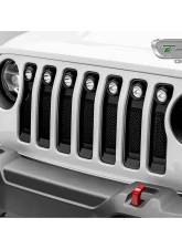 2018-19-20 Jeep JL, JLU Torch Grille, Black, 1 Pc, Insert, Incl. (7) 2" LED Round Lights - PN #6314941                                     - 6314941 - Image 8