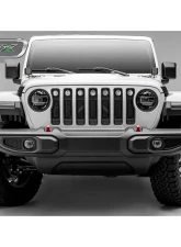 2018-19-20 Jeep JL, JLU Torch Grille, Black, 1 Pc, Insert, Incl. (7) 2" LED Round Lights - PN #6314941                                     - 6314941 - Image 3