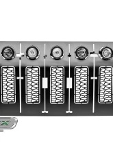 2018-19-20 Jeep JL, JLU ZROADZ Grille, Black, 1 Pc, Insert, Incl. (7) 2" LED Round Lights - PN #Z314931                                     - Z314931 - Image 7