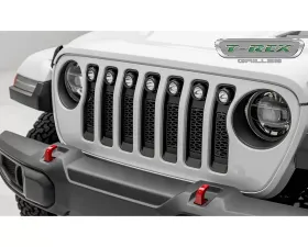 2018-19-20 Jeep JL, JLU ZROADZ Grille, Black, 1 Pc, Insert, Incl. (7) 2