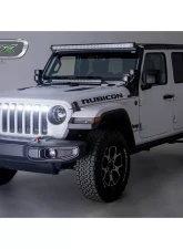 2018-19-20 Jeep JL, JLU ZROADZ Grille, Black, 1 Pc, Insert, Incl. (7) 2" LED Round Lights - PN #Z314931                                     - Z314931 - Image 3