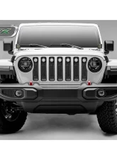 2018-19-20 Jeep JL, JLU ZROADZ Grille, Black, 1 Pc, Insert, Incl. (7) 2" LED Round Lights - PN #Z314931                                     - Z314931 - Image 4