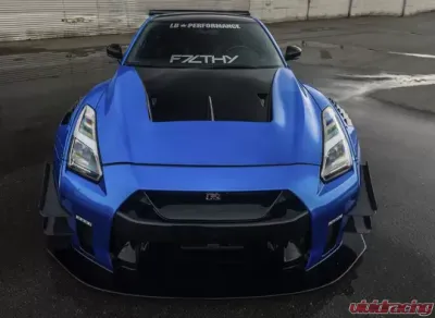 Liberty Walk LB-Works Type 2 Bonnet Hood CFRP Nissan GTR 2017-2021 - LBW-GTR-HD-TYPE2-CFRP
