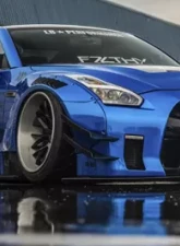 Liberty Walk LB-Works Type 2 Bonnet Hood CFRP Nissan GTR 2017-2021                                     - LBW-GTR-HD-TYPE2-CFRP - Image 3