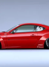Liberty Walk Lip Type Version 2 Complete Body Kit Toyota GT-86 13-16                                     - LBW-BRZ86-LTV2-FRP - Image 3