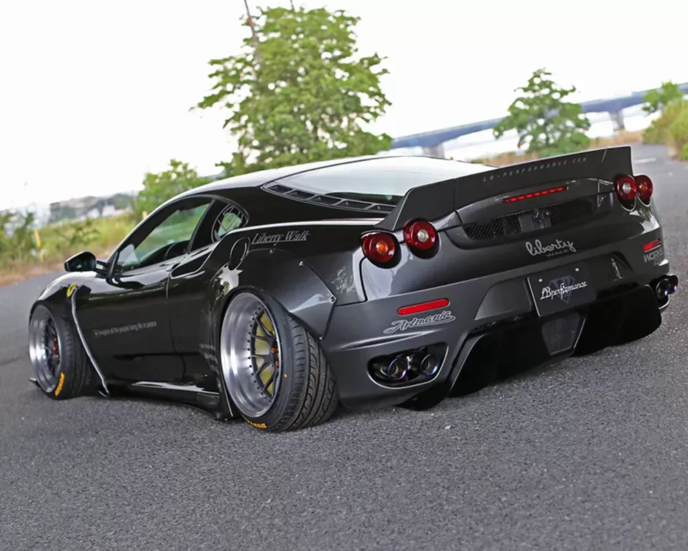 Liberty Walk Rear Diffuser FRP Ferrari F430 04-09 - LW-F430-003-FRP