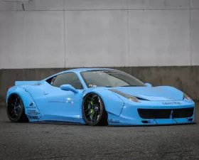 LIberty Walk Full Bumper Complete Body Kit CFRP Ferrari 458 Italia 10-15
