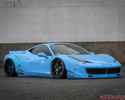 LIberty Walk Front Bumper Front Diffuser CFRP Set Ferrari 458 Italia 10-15 - LW-458Italia-0005