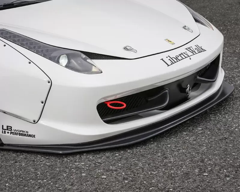 LIberty Walk Front Diffuser CFRP Ferrari 458 Italia 10-15 - LW-458Italia-0007
