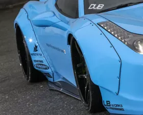 Liberty Walk Side Diffuser CFRP Ferrari 458 Italia 10-15