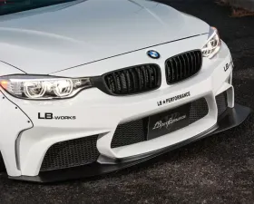 LIberty Walk Front Bumper CFRP Diffuser Set BMW 4-Series 14-15