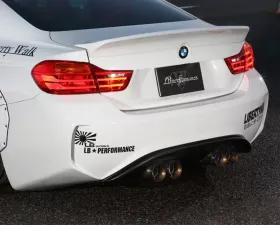 LIberty Walk Rear Bumper CFRP Diffuser Set BMW 4-Series 14-15