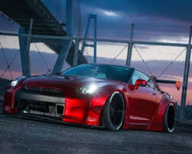 Liberty Walk Complete Body Kit Version 1 Nissan GT-R R35 09-16