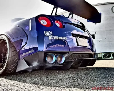 Liberty Walk Rear Diffuser Nissan GT-R R35 09-16 - LW-GTR-0005