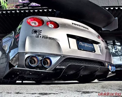 Liberty Walk Rear Diffuser Nissan GT-R R35 09-16 - LW-GTR-0005