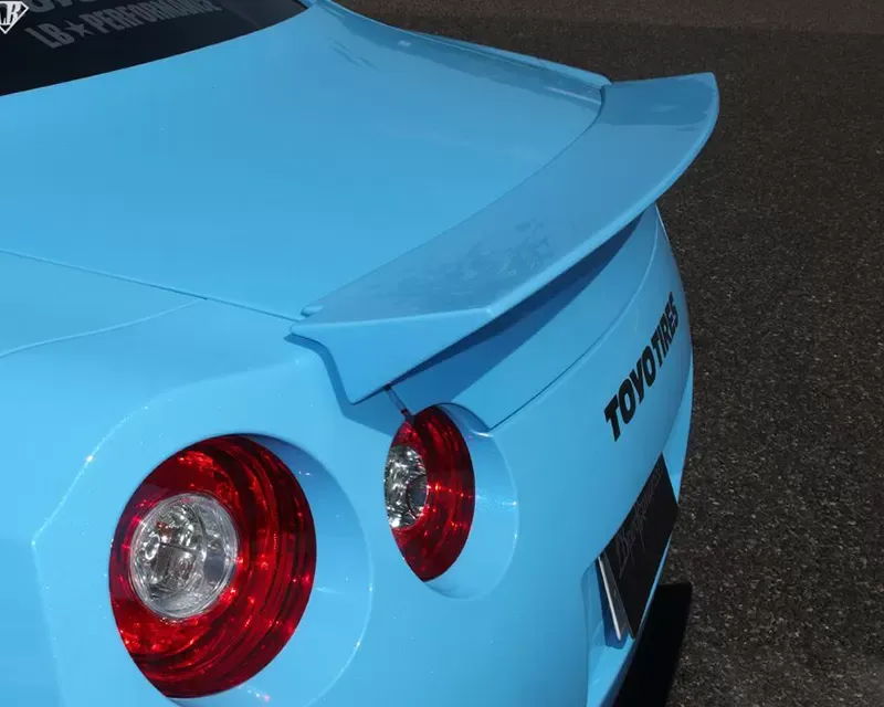 Liberty Walk Rear Wing Version 2 CFRP Nissan GT-R R35 2009-2021 - LW-GTR-0008