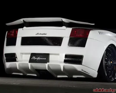 LIberty Walk Performance Rear Wing Ver.1 FRP Lamborghini Gallardo 2004-2014 - LW-Gallardo-0006-FRP