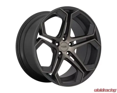 Foose F168 Impala Wheel 20x10.5 5X4.5 40mm Matte Machined Double Dark Tint - F168200565+40