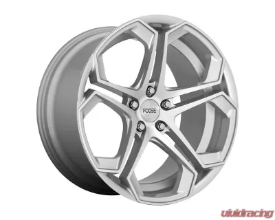 Foose F170 Impala Wheel 20x10.5 5X115 20mm Gloss Silver Machined - F170200590+20