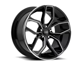 Foose F150 Outcast Gloss Black & Milled 1-Piece Cast Wheel 20x10 5x120 40mm