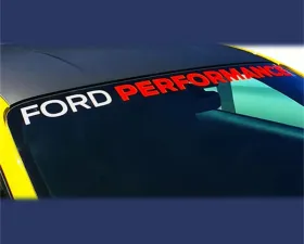 Ford Racing Ford Performance Windshield Decal