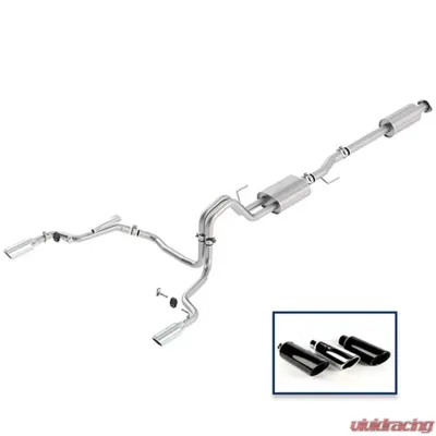 Ford Racing 2015-19 F-150 5.0 SPORT EXH SYS-REAR EXIT-CHR TIP Ford 5.0L V8 - M-5200-F1550DSCA