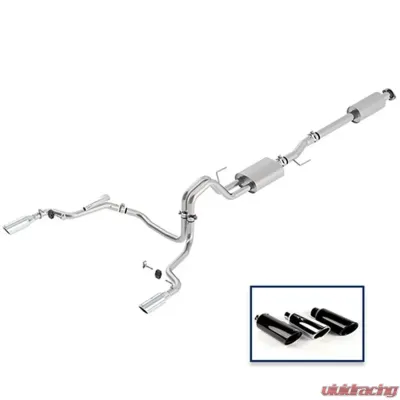Ford Racing 2015-19 F-150 5.0 TOUR EXH SYS-REAR EXIT-CHR TIP Ford 5.0L V8 - M-5200-F1550DTCA