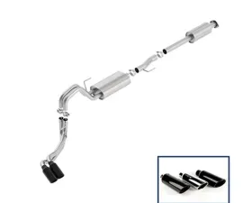 Ford Racing 2015-19 F-150 5.0 TOUR EXH SYS-SIDE EXIT-BLK TIP Ford 5.0L V8
